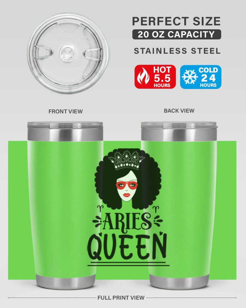 Aries queen 120#- zodiac- Tumbler