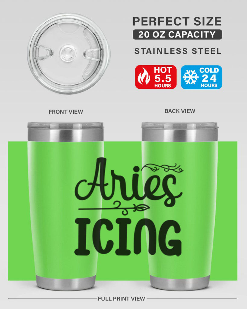 Ariesicing 106#- zodiac- Tumbler