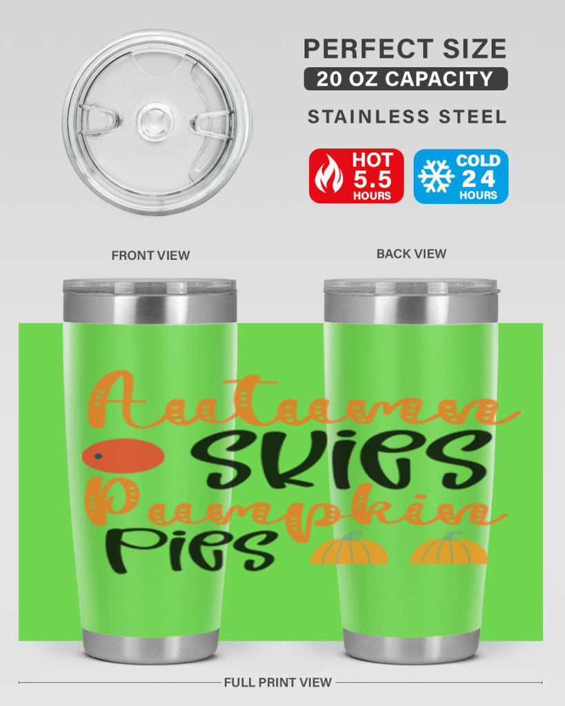 Autumn Skies Pumpkin Pies 30#- fall- Tumbler