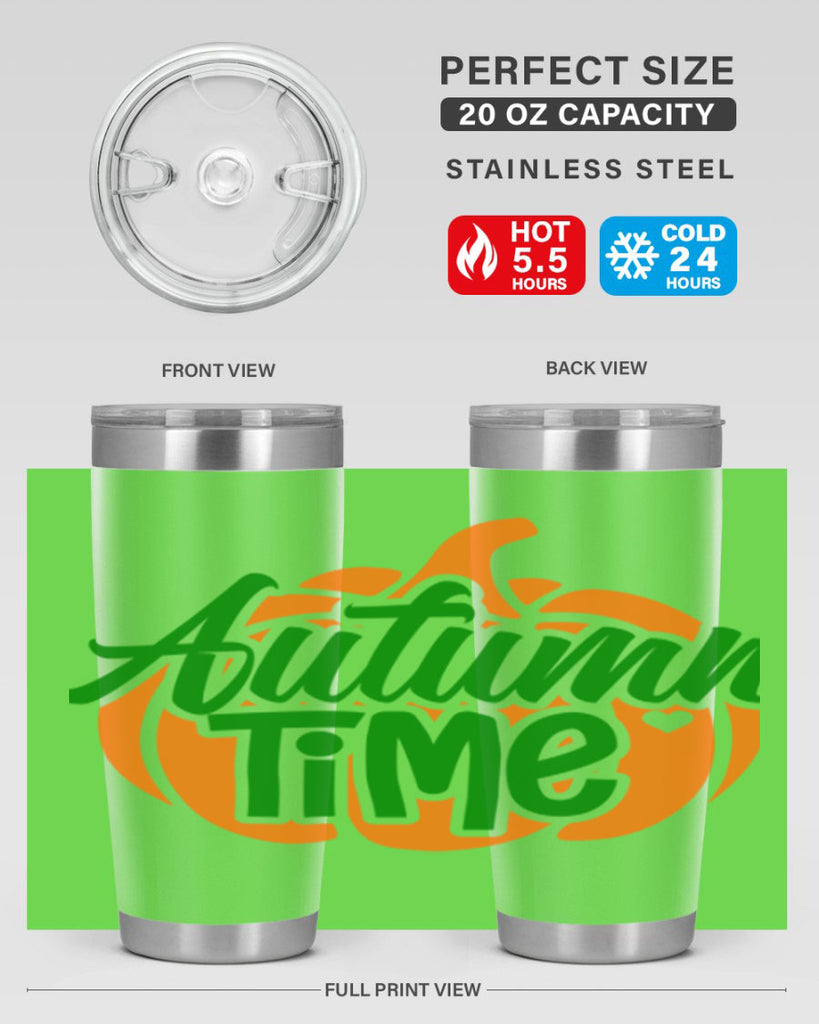 Autumn Time 34#- fall- Tumbler