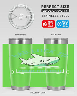 Bad luck to your mother Style 94#- shark  fish- Tumbler