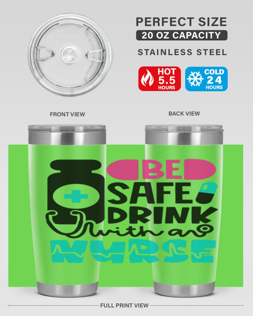 Be Safe Drink With An Nurse Style Style 222#- nurse- tumbler