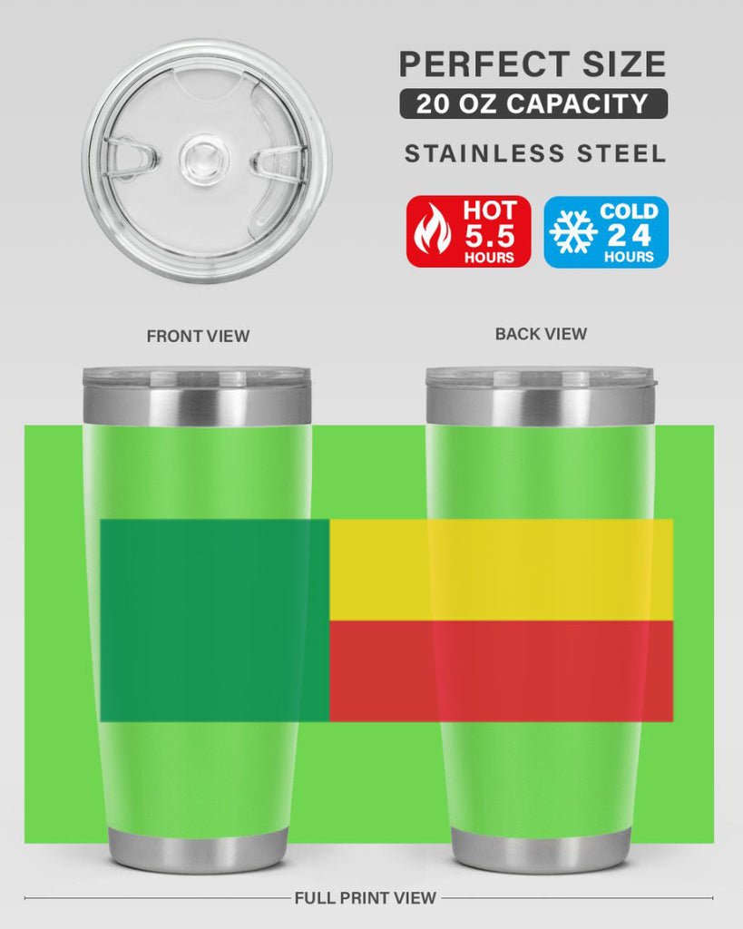Benin 179#- world flags- Tumbler