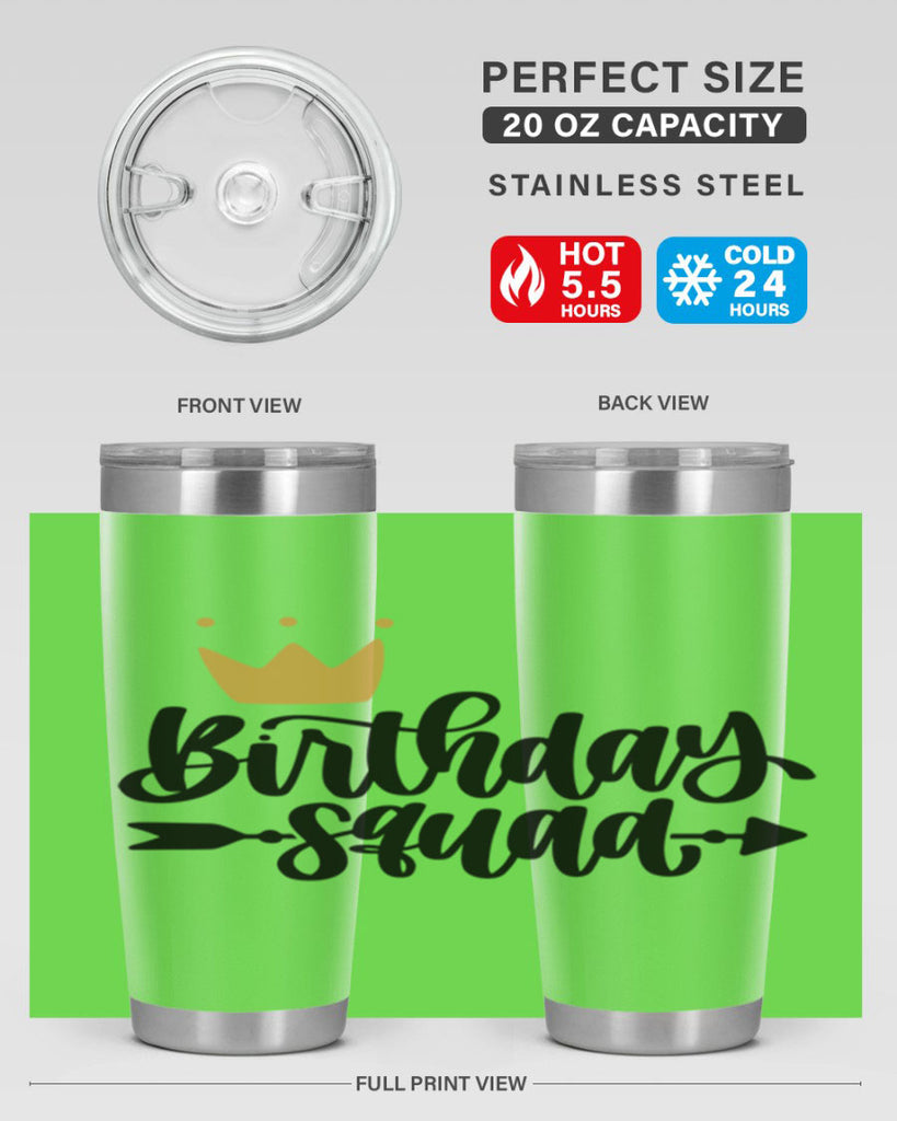 Birthday Squad Style 6#- birthday- tumbler