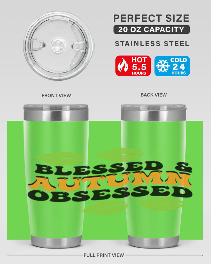 Blessed Autumn Obsessed 48#- fall- Tumbler