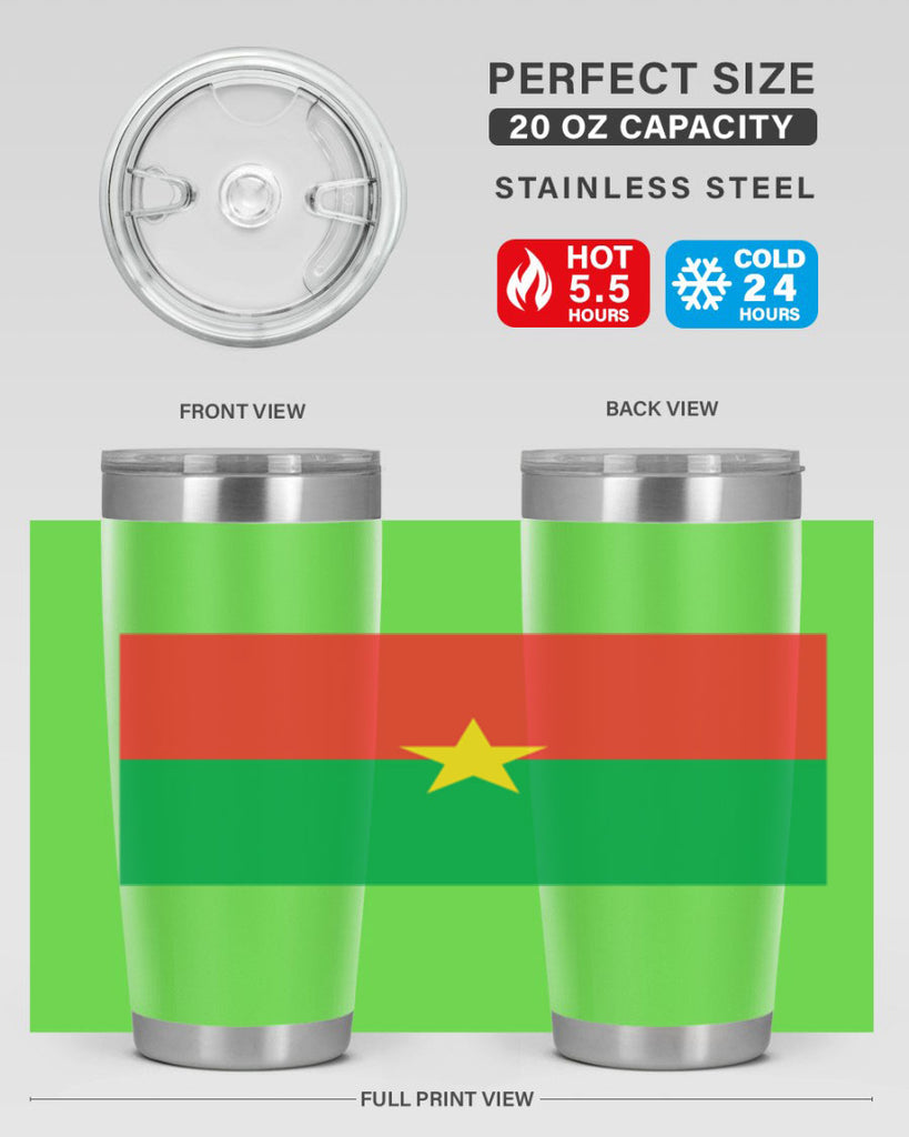 Burkina Faso 171#- world flags- Tumbler