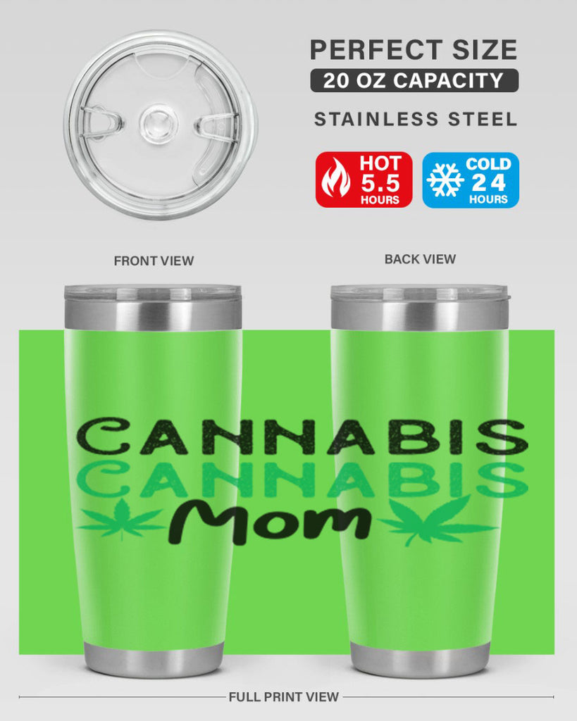 Cannabis Mom 48#- marijuana- Tumbler