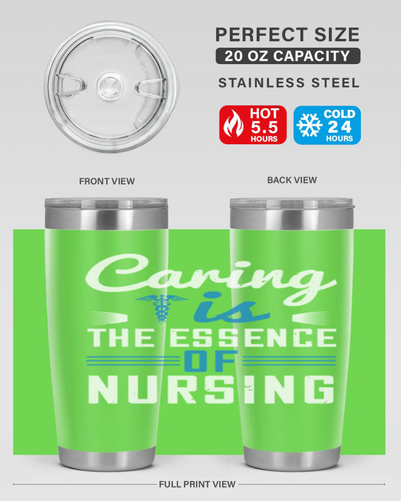 Caring is the essence of nursing Style 410#- nurse- tumbler