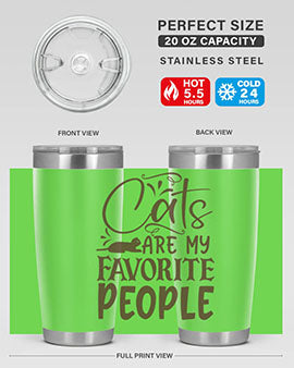 Cats Are My Favorite People Style 7#- cat- Tumbler