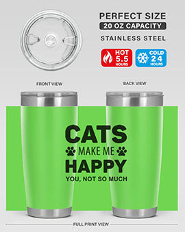 Cats Make Me Style 40#- cat- Tumbler