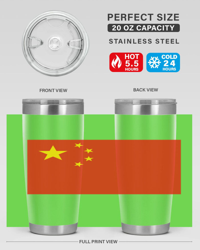 China 162#- world flags- Tumbler