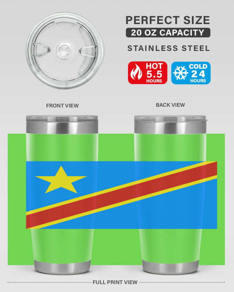 Congo Democratic Republic of the 159#- world flags- Tumbler