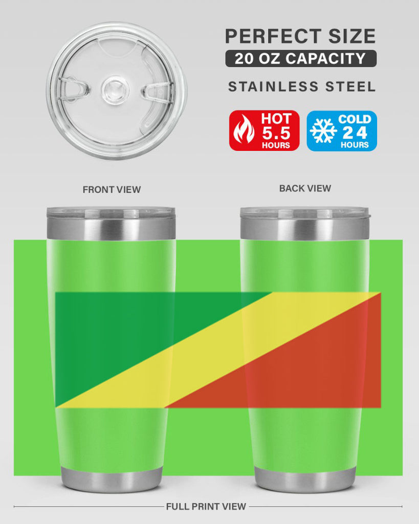 Congo Republic of the 158#- world flags- Tumbler