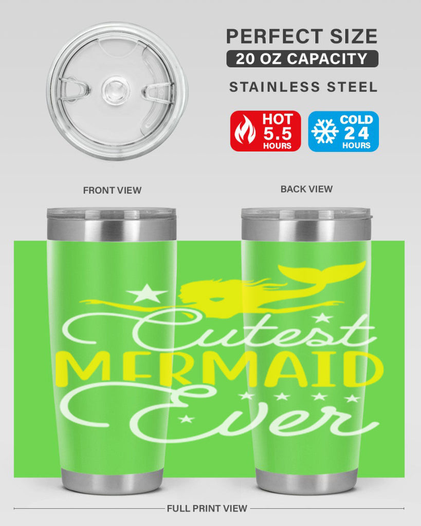 Cutest Mermaid Ever 92#- mermaid- Tumbler