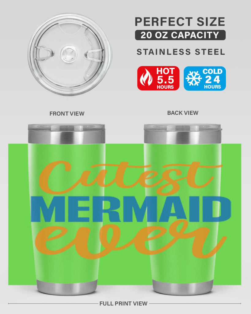 Cutest Mermaid Ever 94#- mermaid- Tumbler