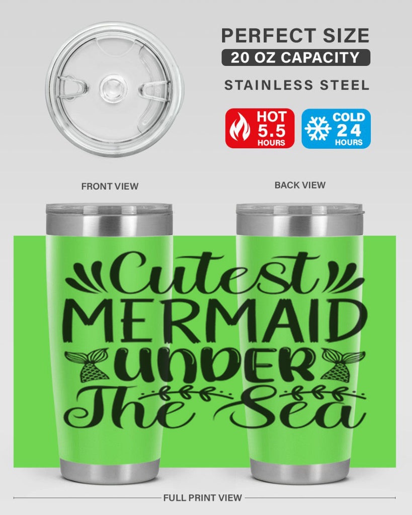 Cutest Mermaid Under The Sea 108#- mermaid- Tumbler