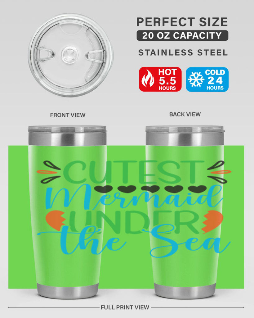 Cutest Mermaid Under The Sea 109#- mermaid- Tumbler