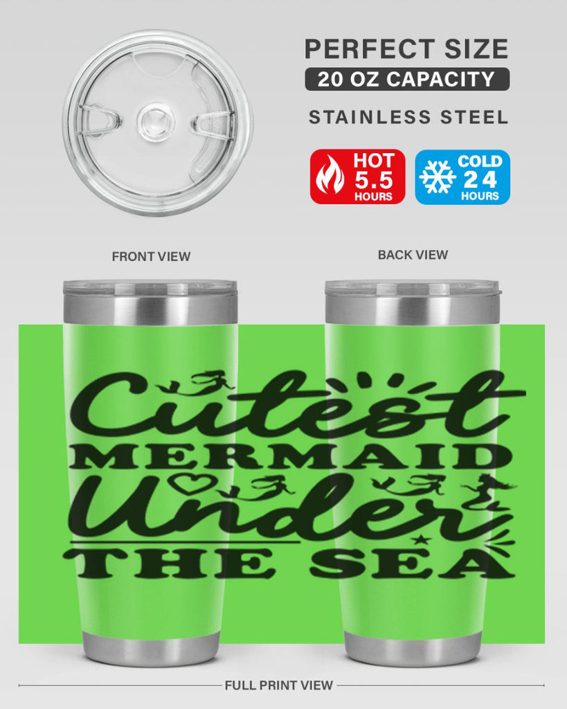 Cutest Mermaid Under the Sea 106#- mermaid- Tumbler