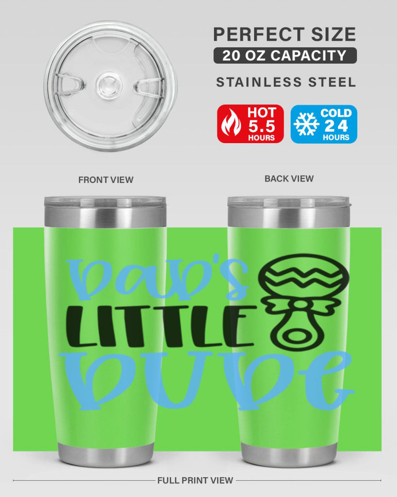 Dads Little Dude Style 102#- baby- tumbler
