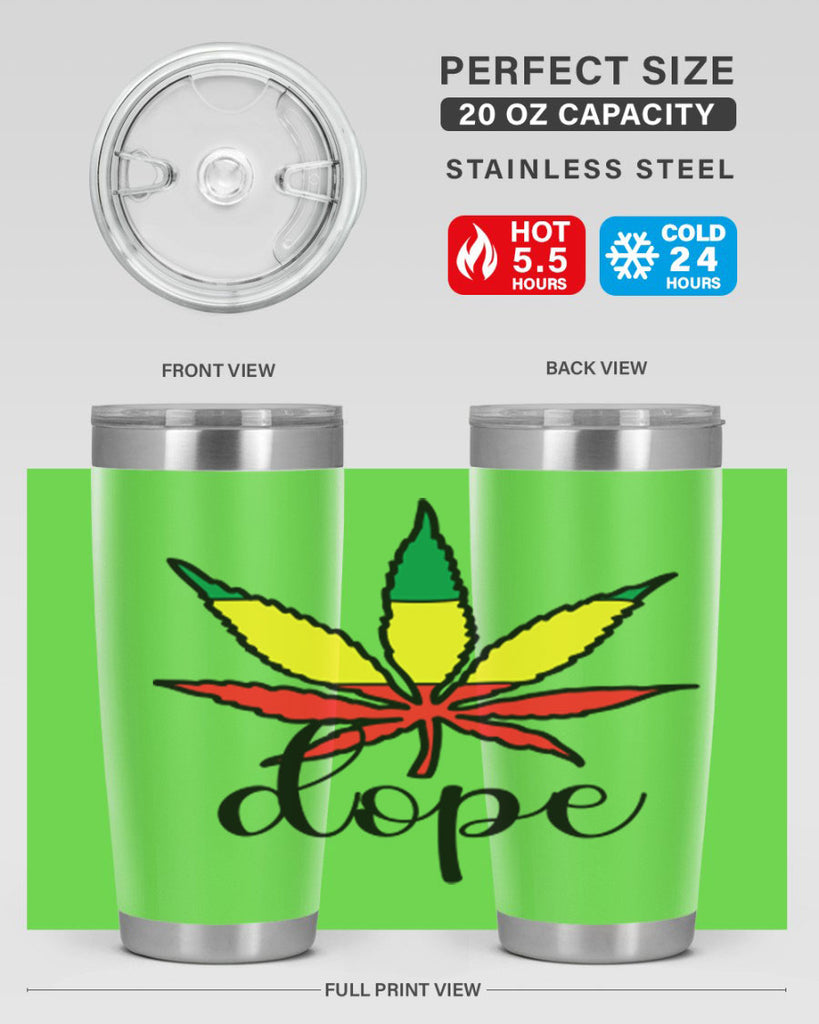 Dope 77#- marijuana- Tumbler