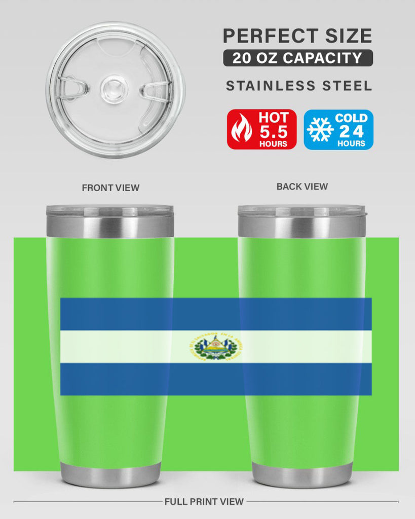 El Salvador 145#- world flags- Tumbler