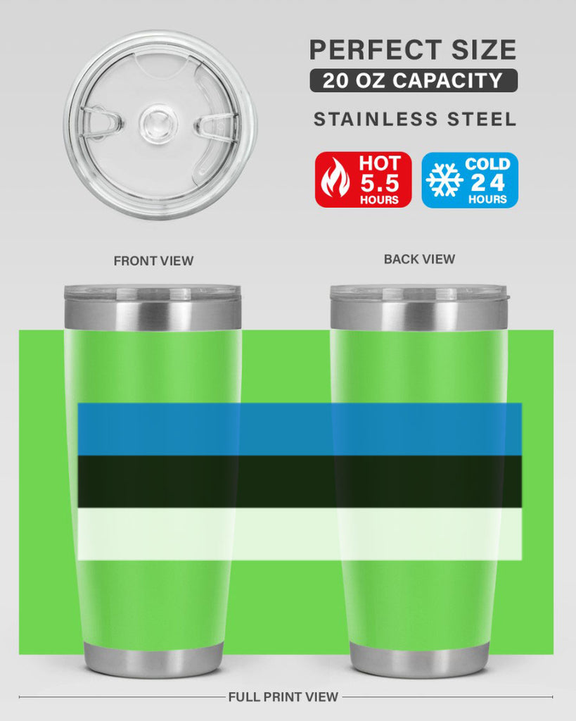 Estonia 142#- world flags- Tumbler
