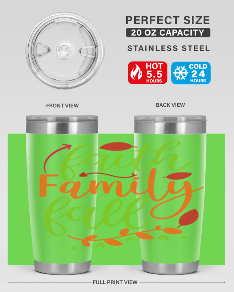 Faith Family Fall 82#- fall- Tumbler