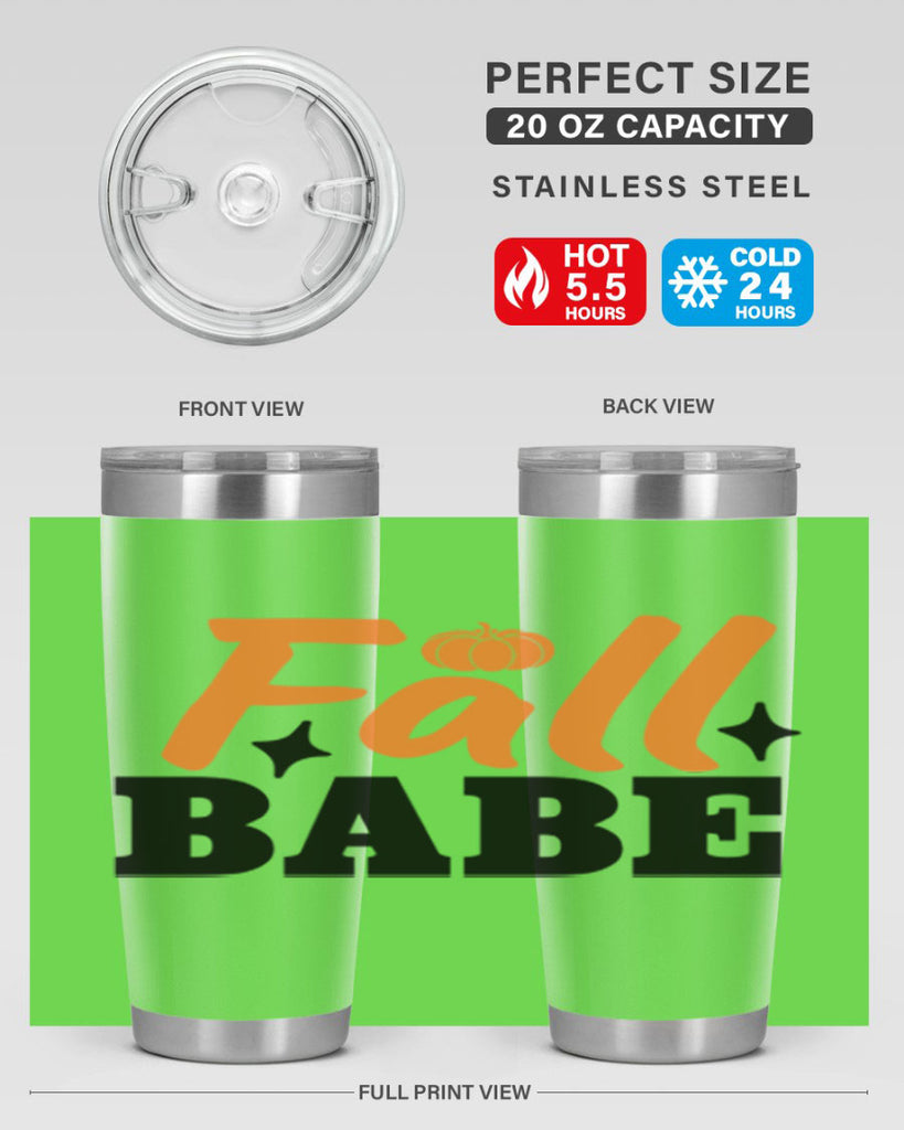 Fall Babe 89#- fall- Tumbler