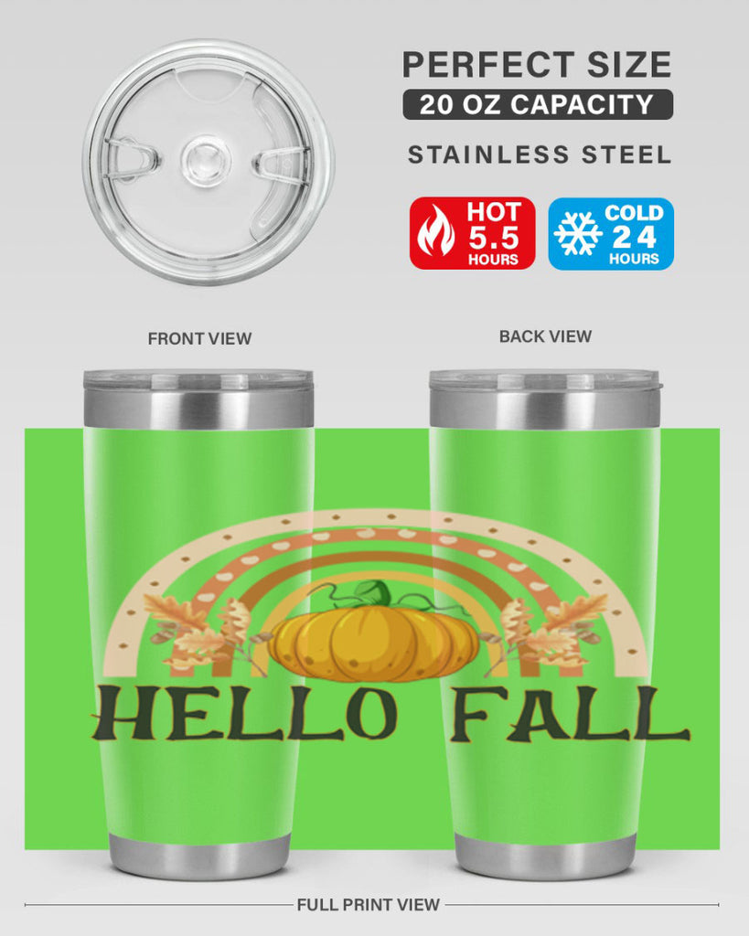 Fall Boho Rainbow 91#- fall- Tumbler