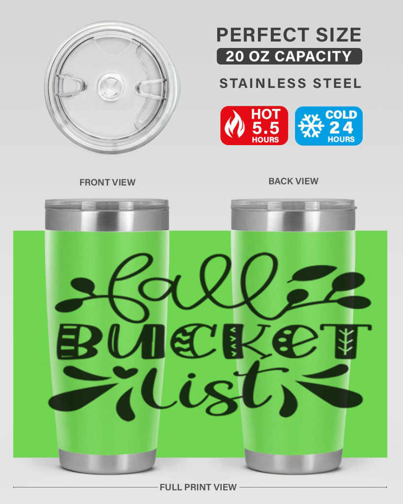 Fall Bucket List 94#- fall- Tumbler