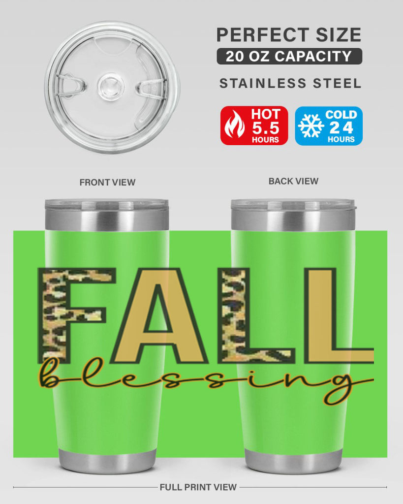 Fall blessing 90#- fall- Tumbler