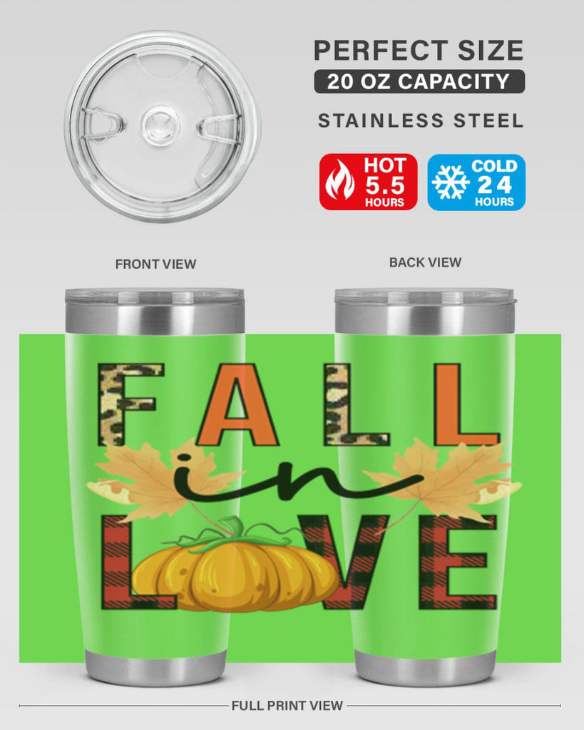 Fall in Love 104#- fall- Tumbler