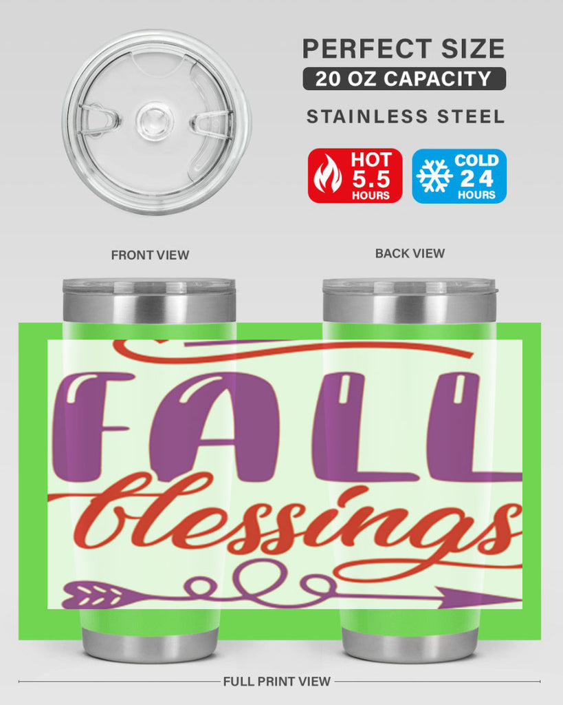 FallBlessingsdesign 146#- fall- Tumbler