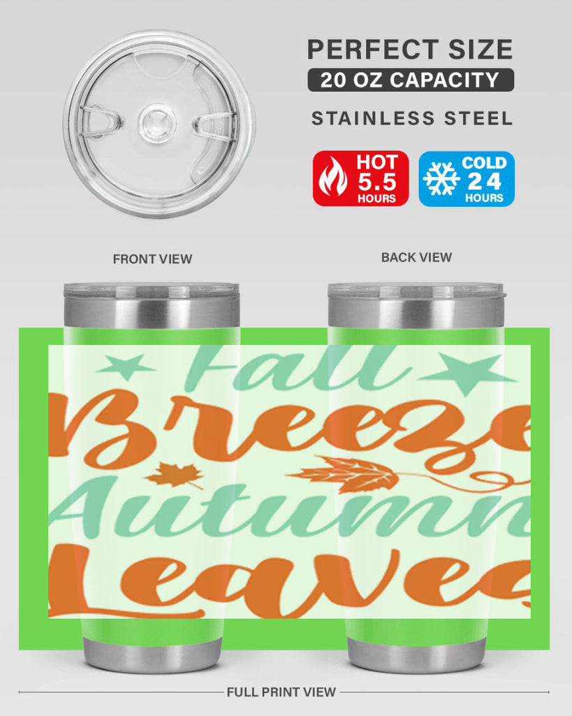 FallBreezeAutumnLeaves 147#- fall- Tumbler