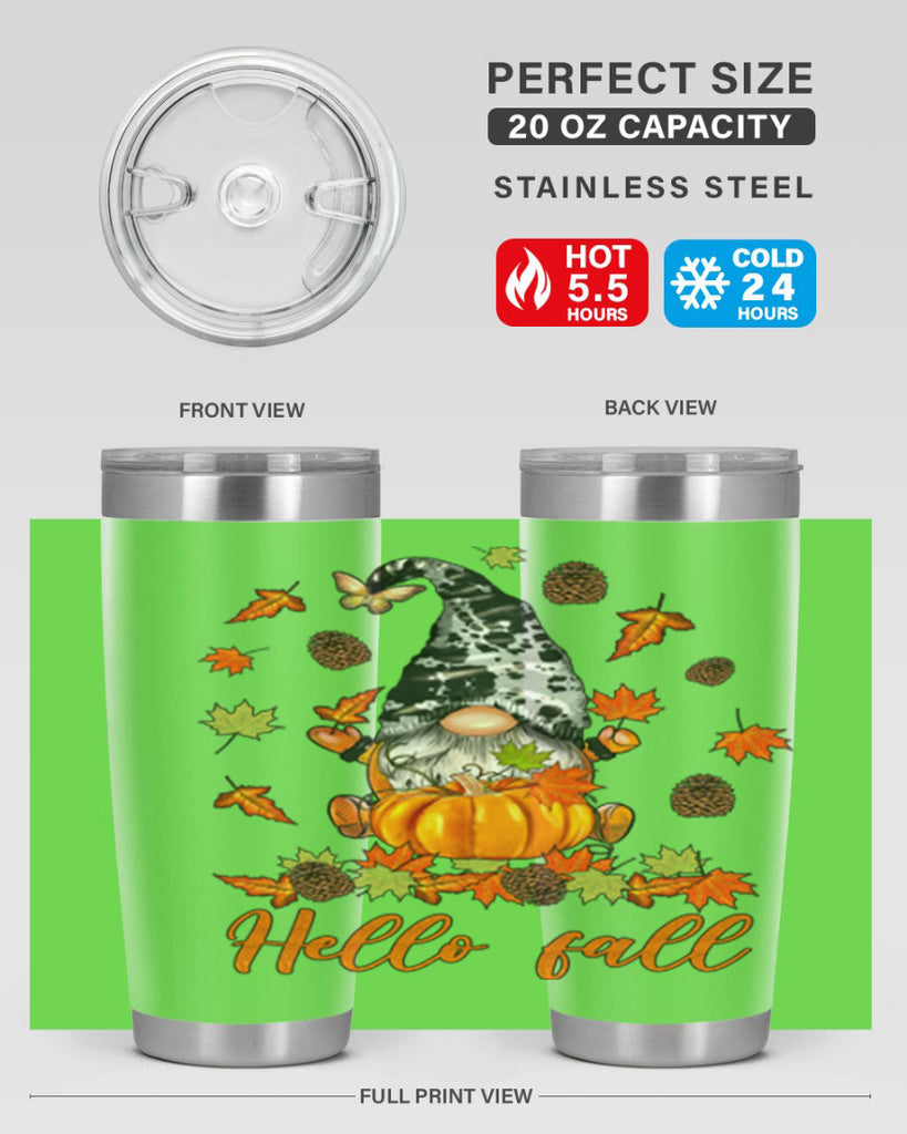 FallGnomeHelloAutumn 150#- fall- Tumbler