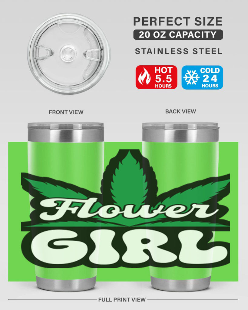 Flower girl 85#- marijuana- Tumbler