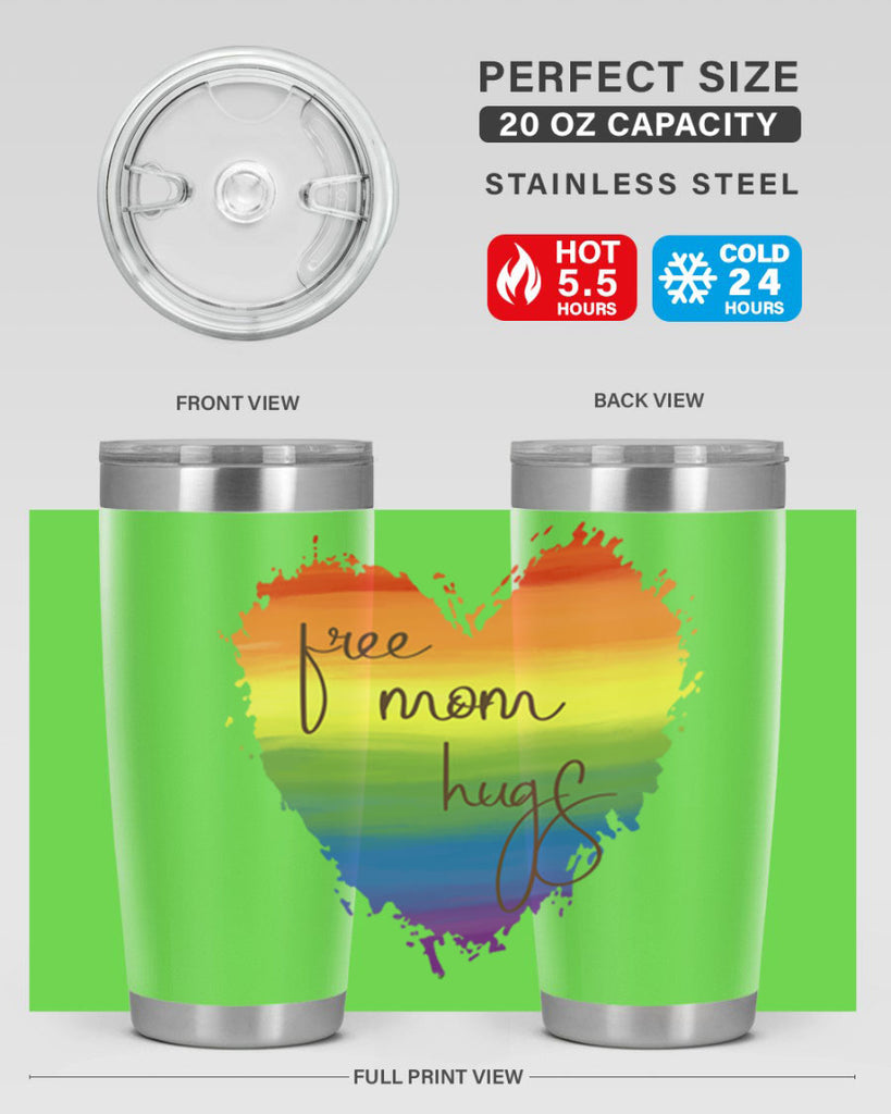 Free Mom Hugs Rainbow Pride Lgbt Png 35#- lgbt- Tumbler