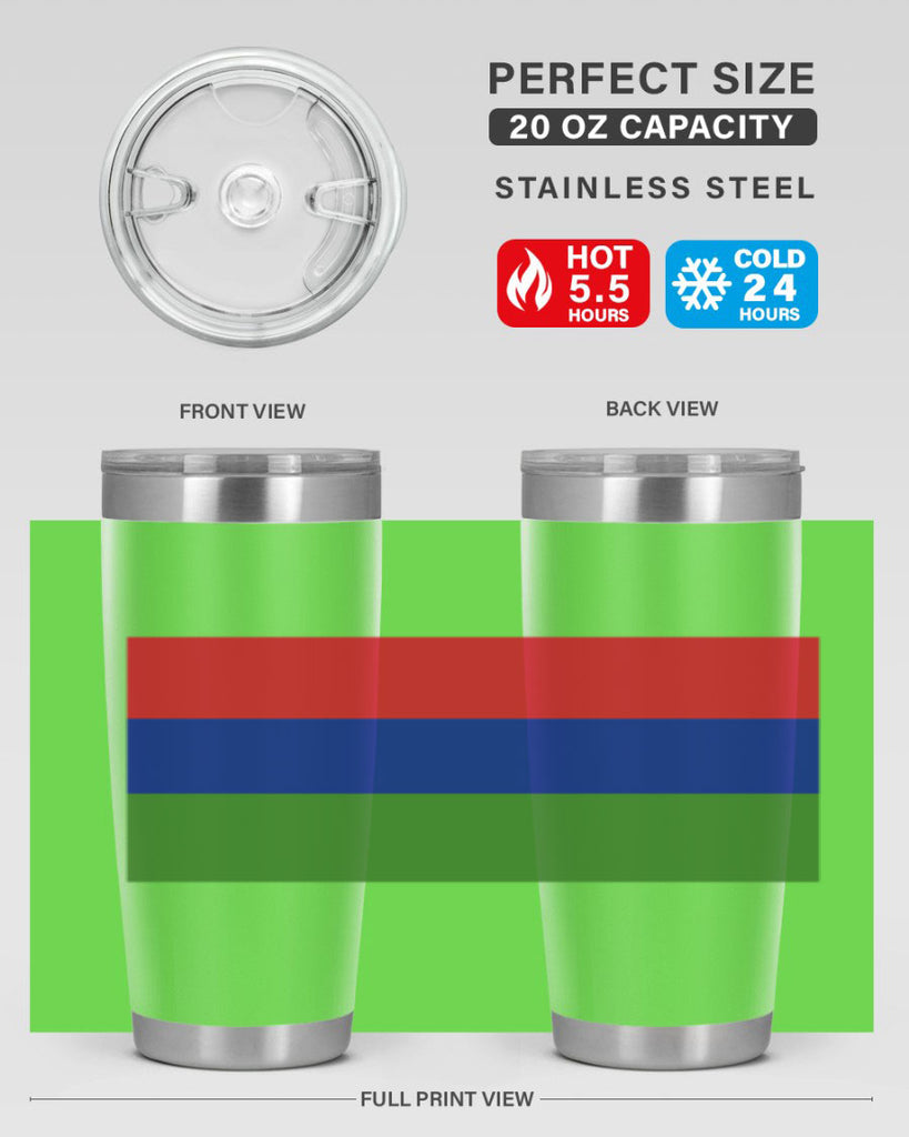 Gambia 135#- world flags- Tumbler