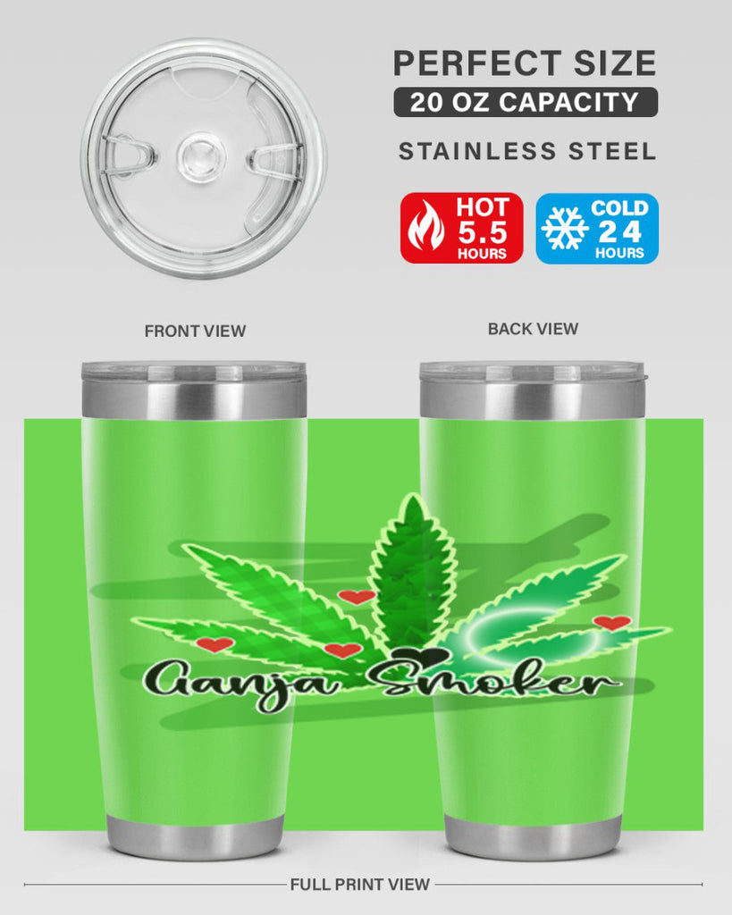 Ganja Smoker 88#- marijuana- Tumbler