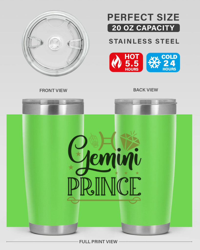 Gemini prince 229#- zodiac- Tumbler