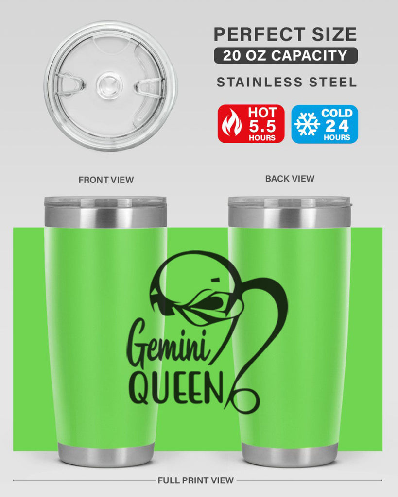 Gemini queen 231#- zodiac- Tumbler