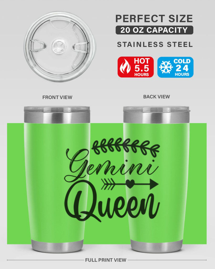 Gemini queen 232#- zodiac- Tumbler