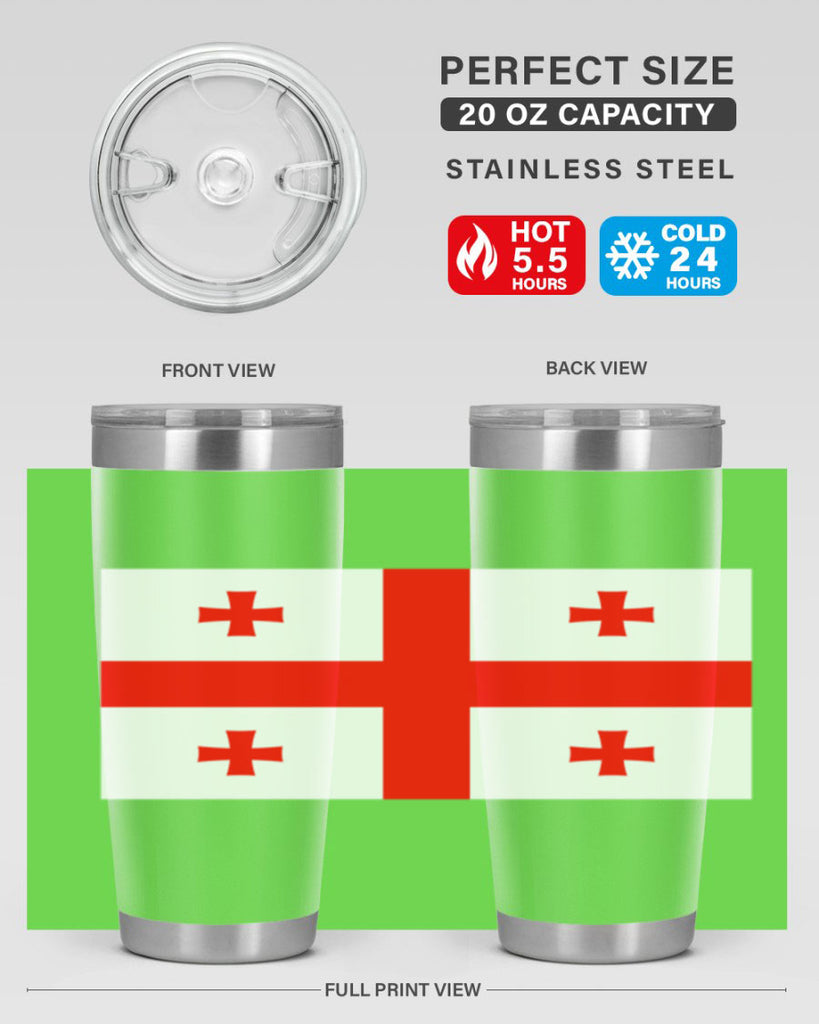 Georgia 134#- world flags- Tumbler