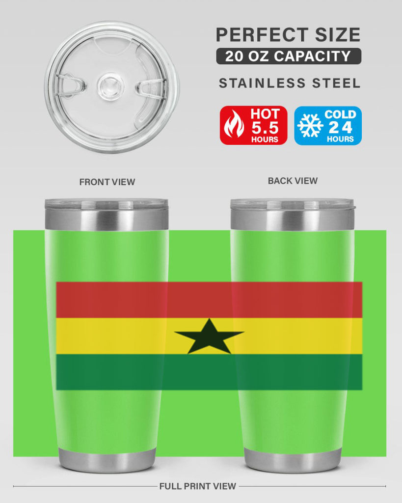 Ghana 132#- world flags- Tumbler