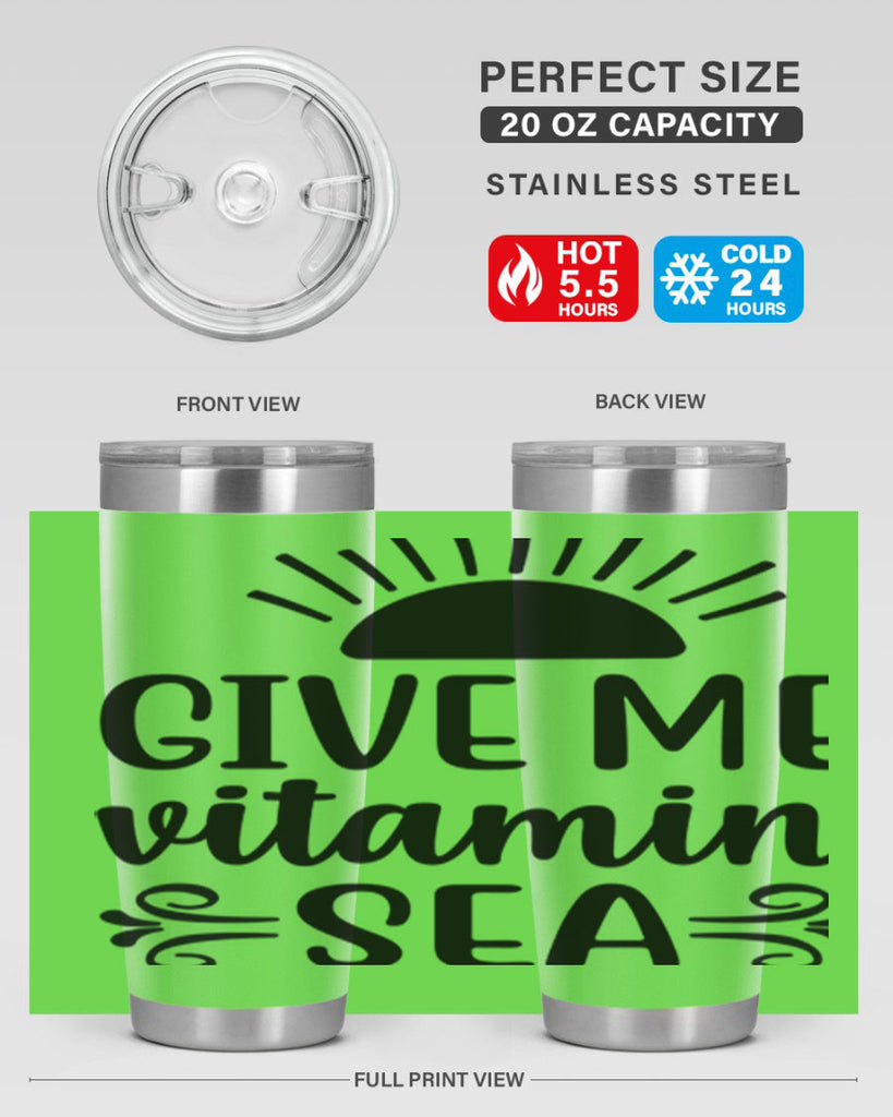 Give me vitamin sea 195#- mermaid- Tumbler