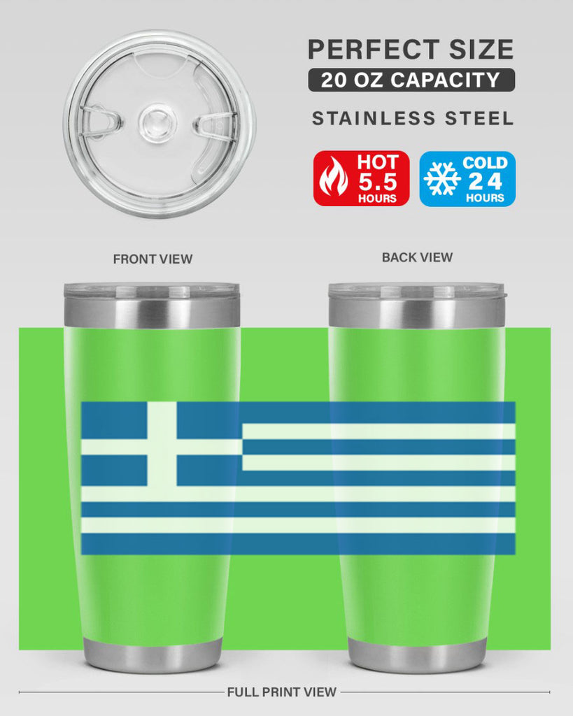 Greece 131#- world flags- Tumbler