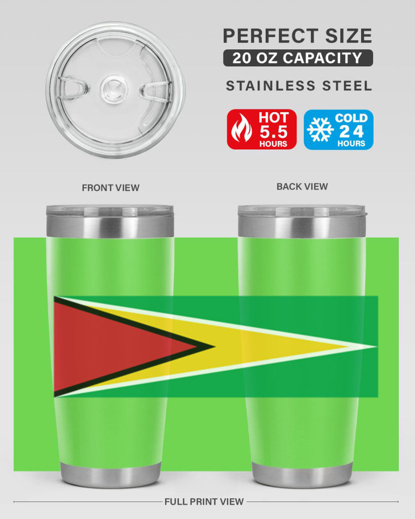 Guyana 126#- world flags- Tumbler