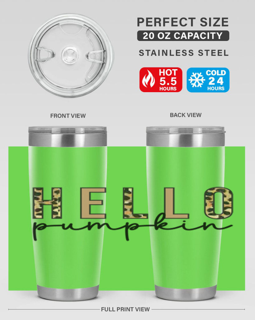 Hello Pumpkin Fall 291#- fall- Tumbler
