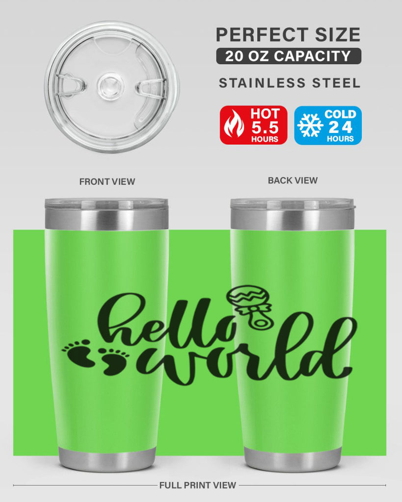 Hello World Style 90#- baby- tumbler