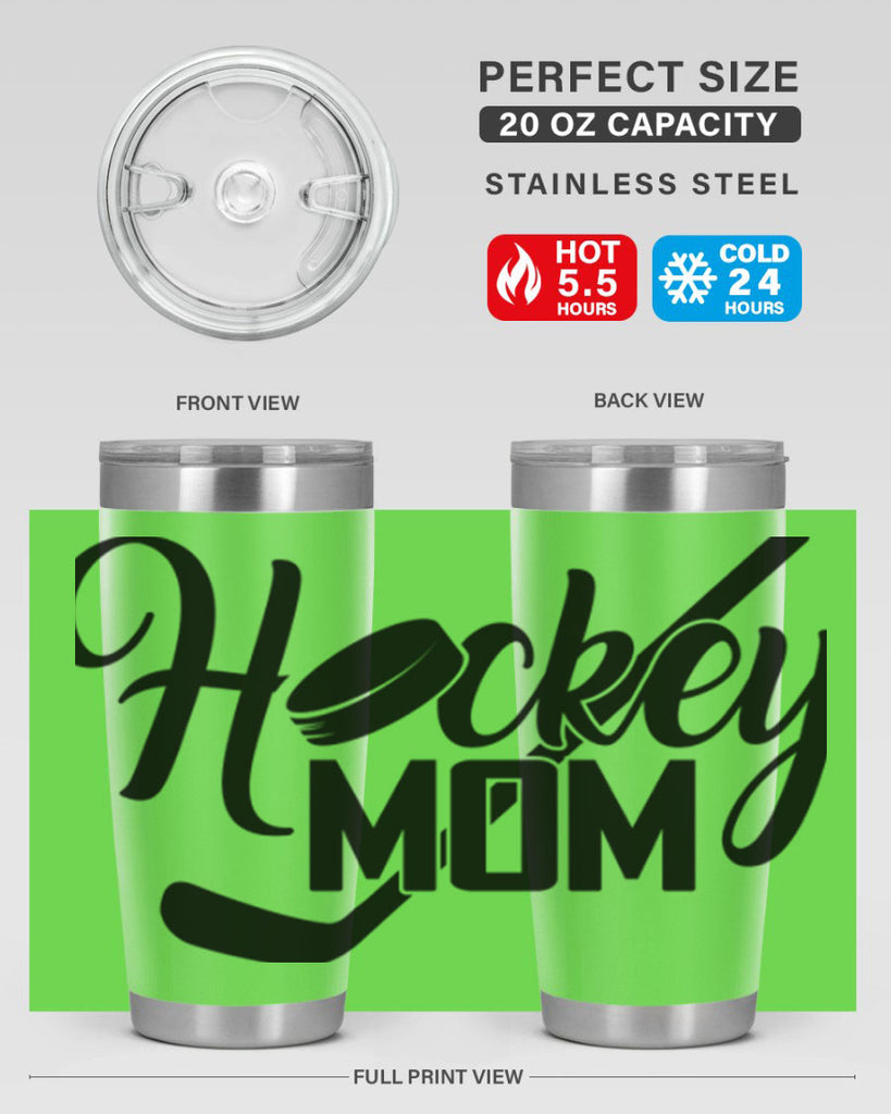 Hockey mom 1186#- hockey- Tumbler